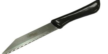 Wellenschliffmesser detektierbarer Griff