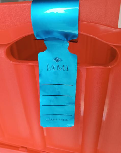 Schlaufenetiketten JAMI detektierbar 248 x 50 mm